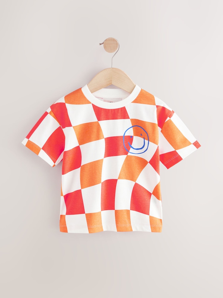 Mid Orange Short Sleeve T-Shirts 3 Pack (3mths-7yrs) - Image 6 of 7
