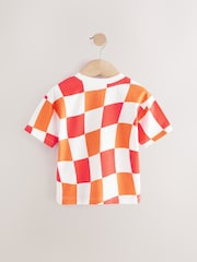 Mid Orange Short Sleeve T-Shirts 3 Pack (3mths-7yrs) - Image 7 of 7