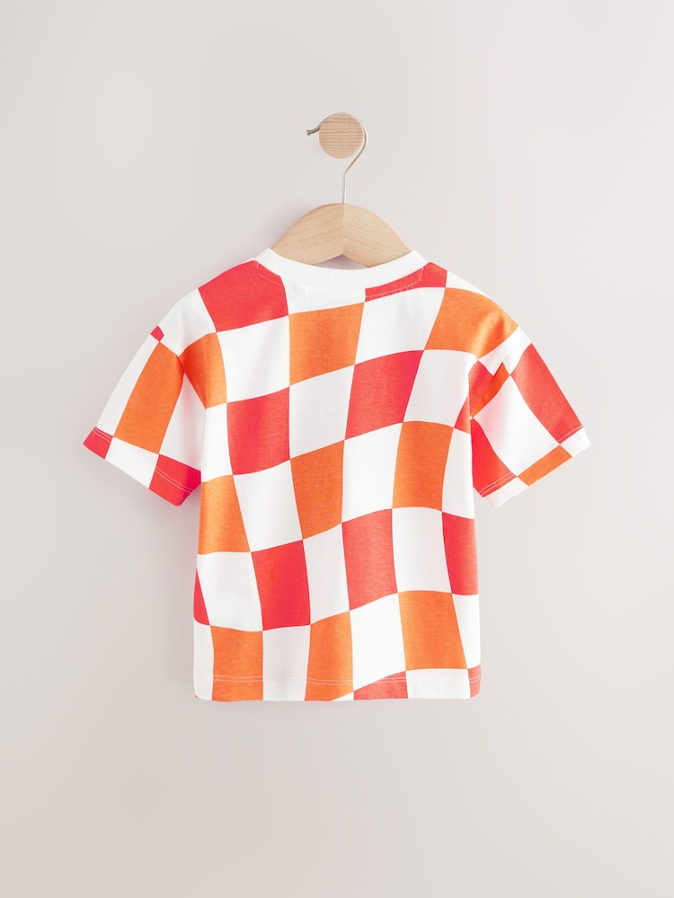 Mid Orange Short Sleeve T-Shirts 3 Pack (3mths-7yrs) - Image 7 of 7