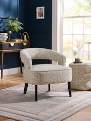 Clarke and Clarke Natural Stone Pokot Remi Accent Chair - Image 1 of 8