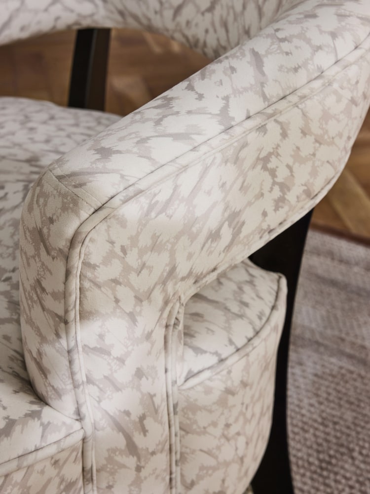 Clarke and Clarke Natural Stone Pokot Remi Accent Chair - Image 2 of 8