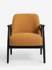 Jasper Conran London Mustard Yellow Halcomb Accent Chair - Image 2 of 6