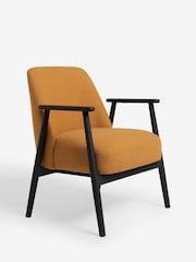 Jasper Conran London Mustard Yellow Halcomb Accent Chair - Image 4 of 6