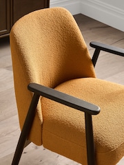 Jasper Conran London Mustard Yellow Halcomb Accent Chair - Image 5 of 6