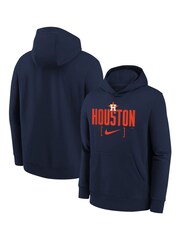 Fanatics Youth Blue MLB Houston Astros Club Fleece Club Stack Hoodie - Image 1 of 3