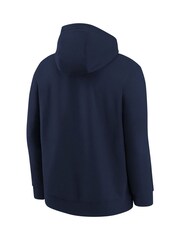 Fanatics Youth Blue MLB Houston Astros Club Fleece Club Stack Hoodie - Image 2 of 3