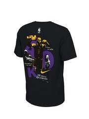 Fanatics Youth NBA Los Angeles Lakers Lebron James 40K Point Record Black T-Shirt - Image 3 of 3