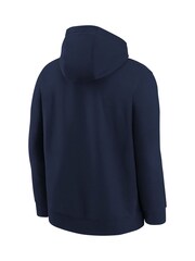 Fanatics Youth Blue MLB Boston Sox Club Fleece Club Stack Hoodie - Image 2 of 3