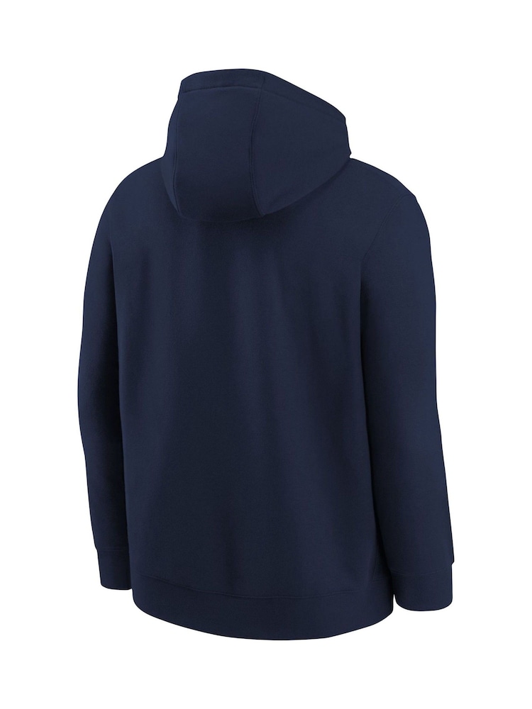 Fanatics Youth Blue MLB Boston Sox Club Fleece Club Stack Hoodie - Image 2 of 3