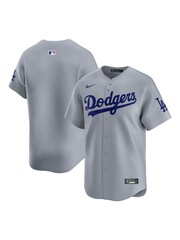 Fanatics Youth Grey MLB Los Angeles Dodgers Limited Alternate Jersey - Image 1 of 3