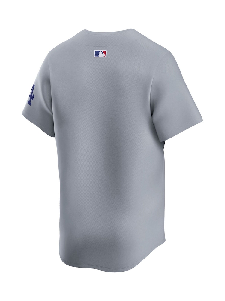 Fanatics Youth Grey MLB Los Angeles Dodgers Limited Alternate Jersey - Image 3 of 3