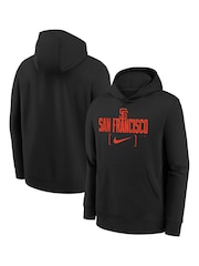 Fanatics Youth MLB San Francisco Giants Club Fleece Club Stack Black Hoodie - Image 1 of 3