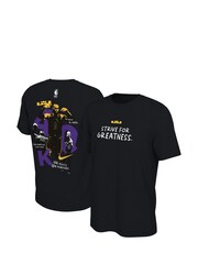 Fanatics NBA Los Angeles Lakers Lebron James 40K Point Record Black T-Shirt - Image 1 of 3