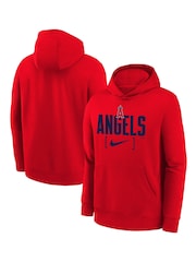Fanatics Red Los Angels Club Fleece Stack Youth Hoodie - Image 1 of 3