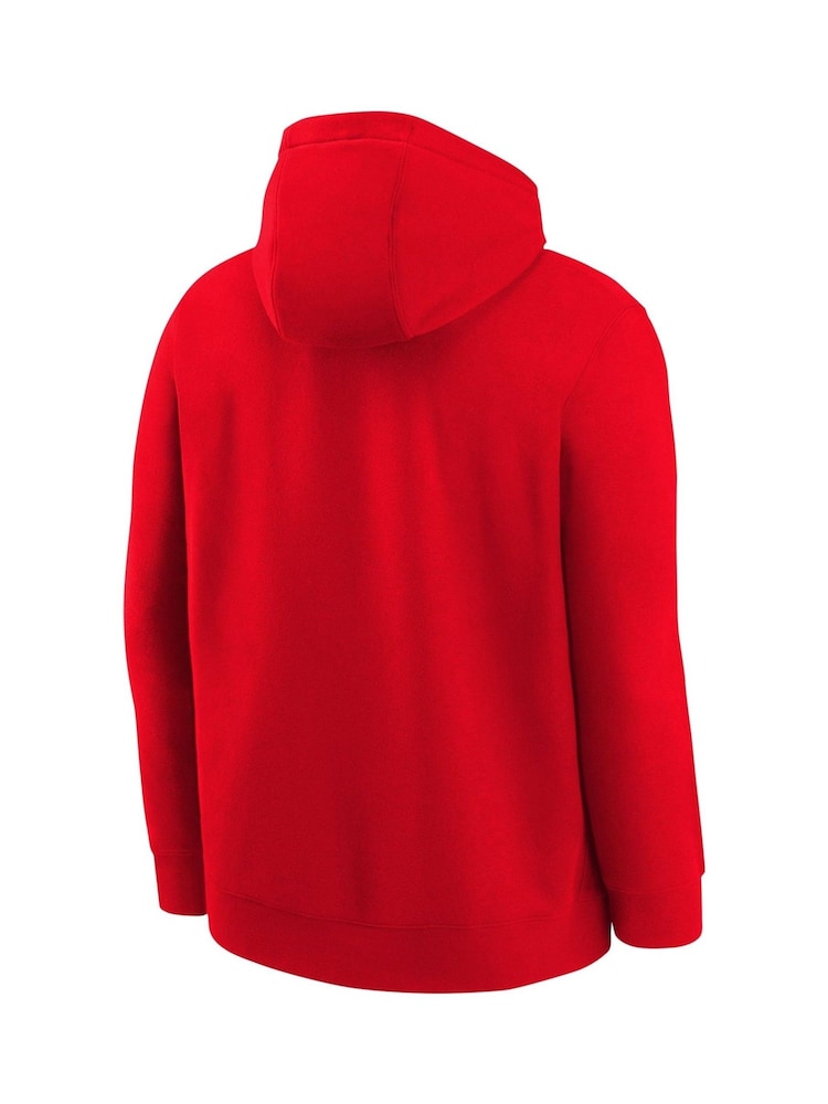 Fanatics Red Los Angels Club Fleece Stack Youth Hoodie - Image 2 of 3
