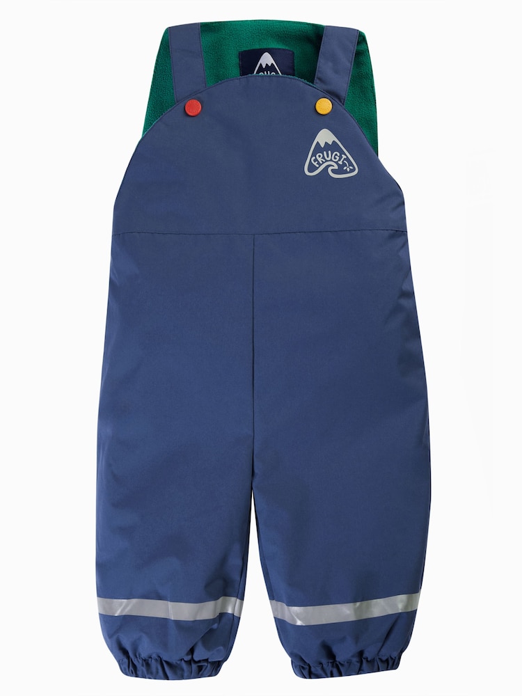 Frugi Little Blue Waterproof Dungarees - Изображение 1 из 6