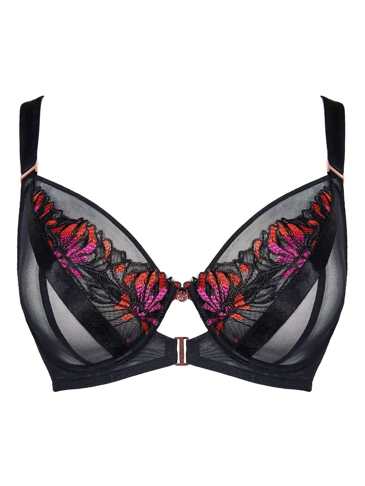 Curvy Kate Scantilly Mesmerise Plunge Black Bra - صورة 7 من 7