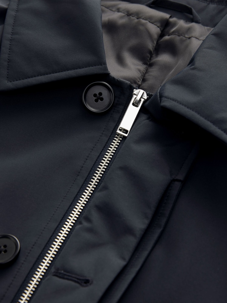 Bleu marine - Trench imperméable - Image 10 of 13
