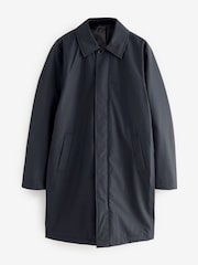 Navy Blue Waterproof Trench Coat - Image 8 of 13