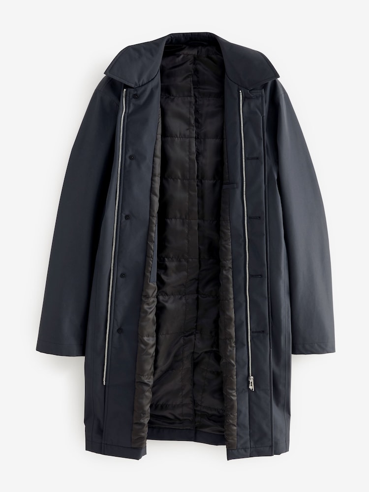 Bleu marine - Trench imperméable - Image 9 of 13