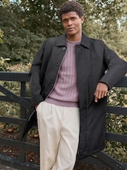 Black Waterproof Trench Coat - Image 1 of 12