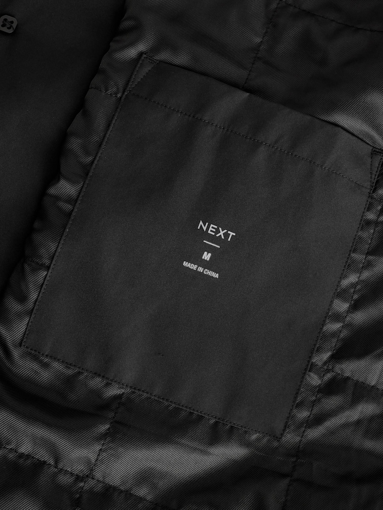 Black Waterproof Trench Coat - Image 10 of 12