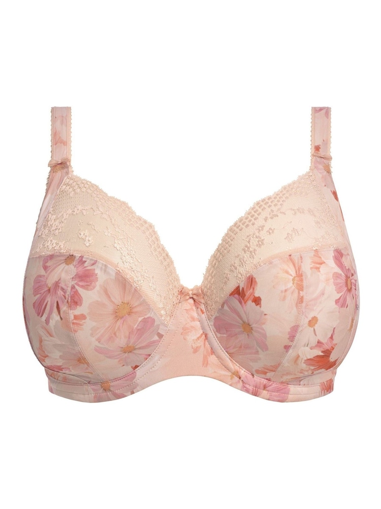 Elomi Pink Cosmos Lucie Underwire Plunge Stretch Bra - Image 6 of 6