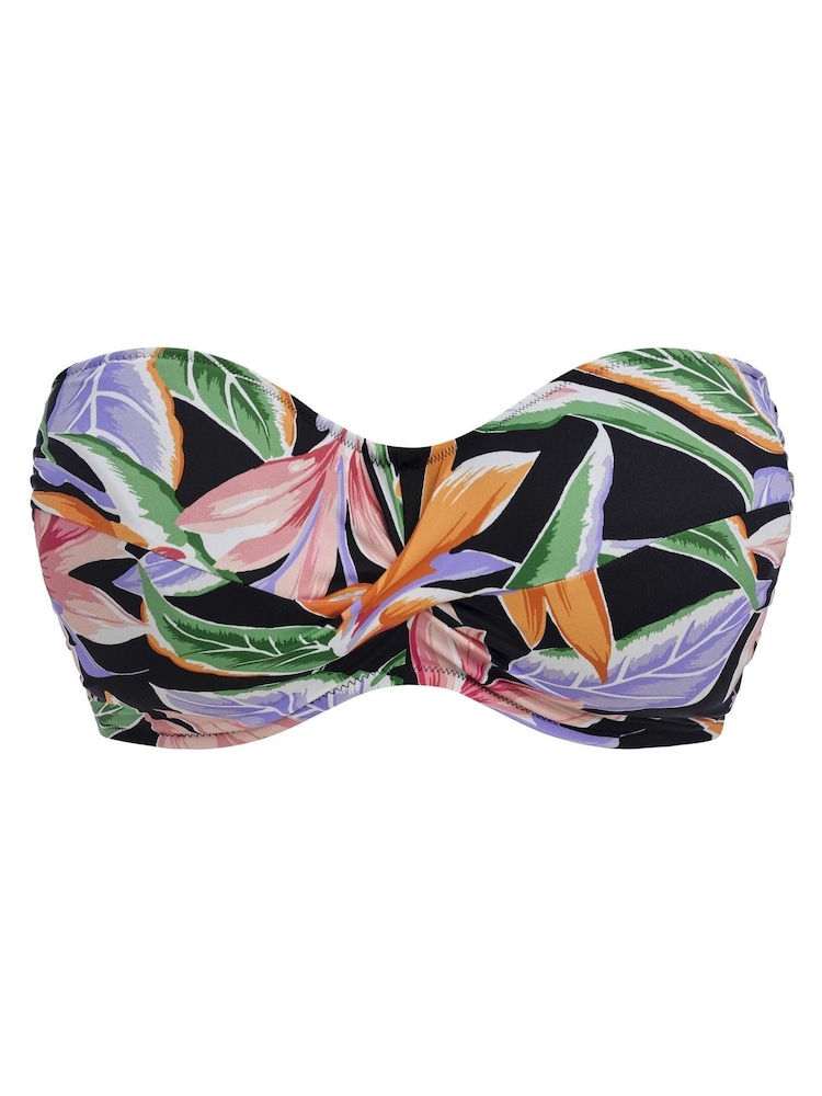 Fantasie Black Mykonos Cove Underwire Twist Bandeau Bikini Top - Image 5 of 5