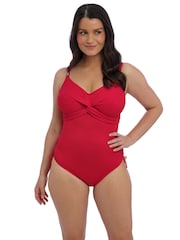 Fantasie Red Full Cup Ottawa Underwire Twist Front Swimsuit - Image 1 of 4