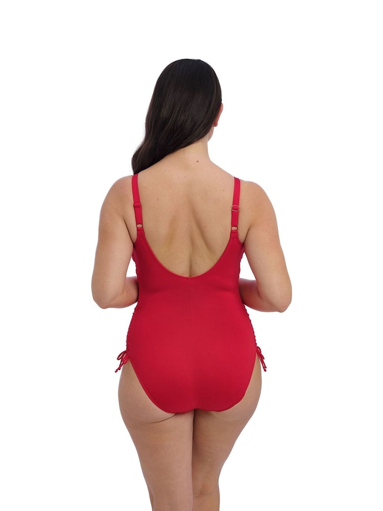 Fantasie Red Full Cup Ottawa Underwire Twist Front Swimsuit - Image 2 of 4