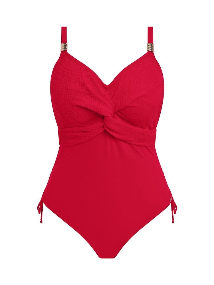 Fantasie Red Full Cup Ottawa Underwire Twist Front Swimsuit - Image 4 of 4