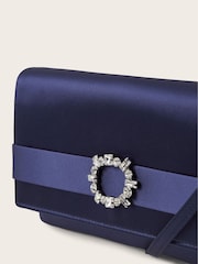 Monsoon Blue Selma Satin Clutch - Image 3 of 4