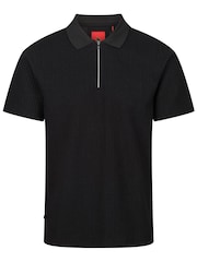 Luke 1977 Waffle On Black Black Polo Shirt - Image 4 of 6