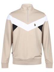 Luke 1977 Kratos Quarter Zip Black Sweat Top - Image 4 of 6