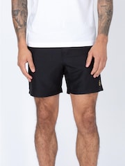Luke 1977 Core Lion Black Swim Shorts - Image 1 of 6