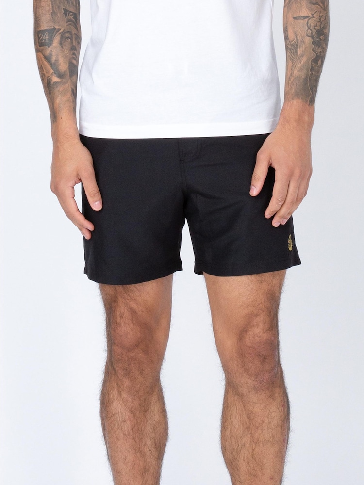 Luke 1977 Core Lion Black Swim Shorts - Image 1 of 6