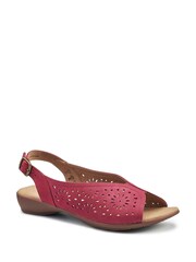 Hotter Pink Sunrise Buckle Regular Fit Sandals - Image 2 of 4