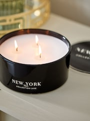 Black 3 Wick New York Noir Candle - Image 2 of 3