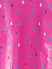Hatley Pink Tiny Dots mit Sherpa gefütterte, wasserabweisende Jacke mit Farbwechsel - Bild 5 von 5