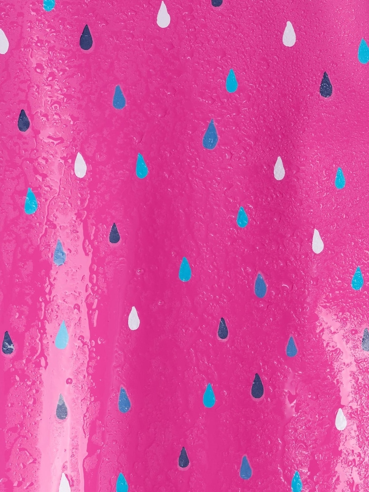 Hatley Pink Tiny Dots mit Sherpa gefütterte, wasserabweisende Jacke mit Farbwechsel - Bild 5 von 5
