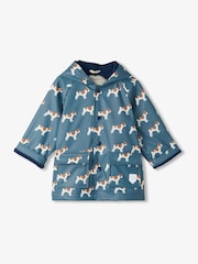Hatley Blue Friendy Bulldogs Preschool Raincoat - Image 1 of 3