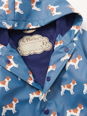 Hatley Blue Friendy Bulldogs Preschool Raincoat - Image 3 of 3