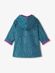 Hatley Blue Mini Lightening Bolts Peplum Raincoat - Image 2 of 3