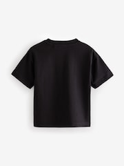 Black Short Sleeve Plain T-Shirt (3mths-7yrs) - Image 2 of 4