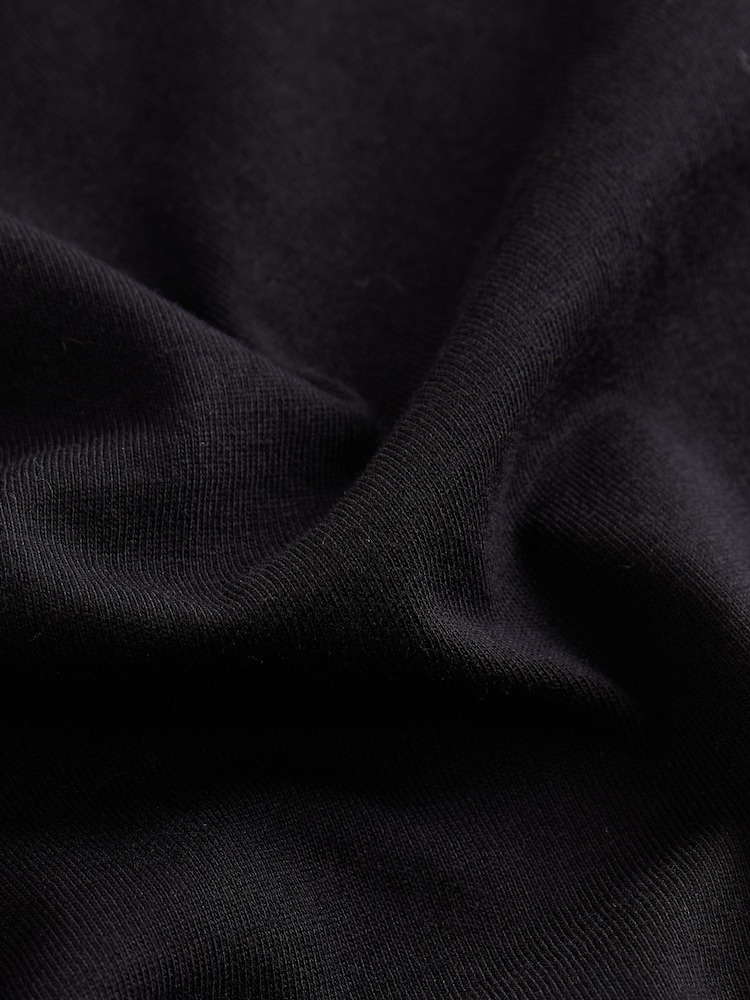 Black Short Sleeve Plain T-Shirt (3mths-7yrs) - Image 3 of 4