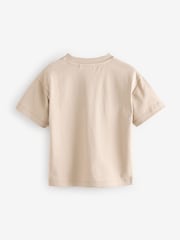 Neutral Short Sleeve Plain T-Shirt (3mths-7yrs) - Image 2 of 4
