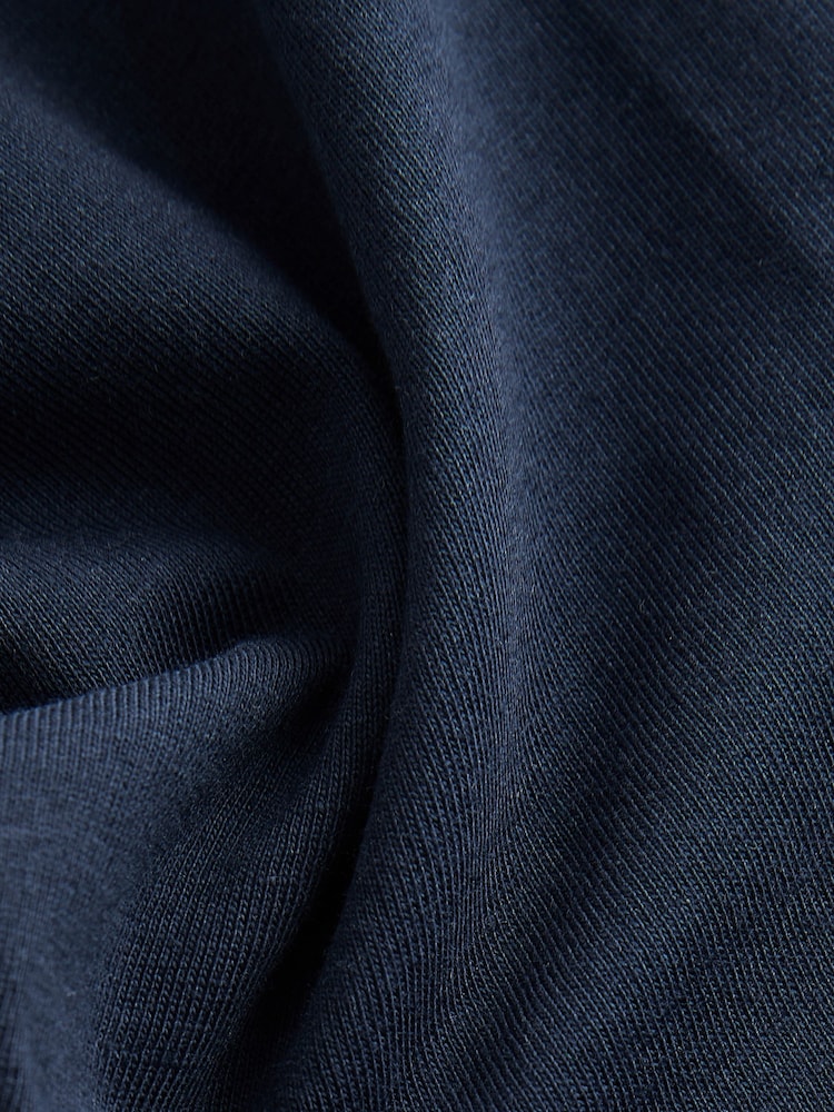Navy Short Sleeve Plain T-Shirt (3mths-7yrs) - Image 3 of 4