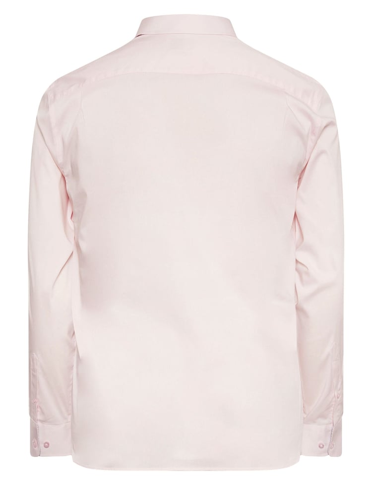 BadRhino Big & Tall Pink Formal Long Sleeve Shirt - Image 3 of 3