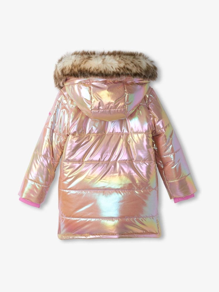 Hatley Pink Moon Sherpa Lined Puffer Jacket - Image 3 of 3
