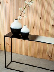 Fifty Five South Black White Ramus Large Ombre Vase - Image 5 of 6
